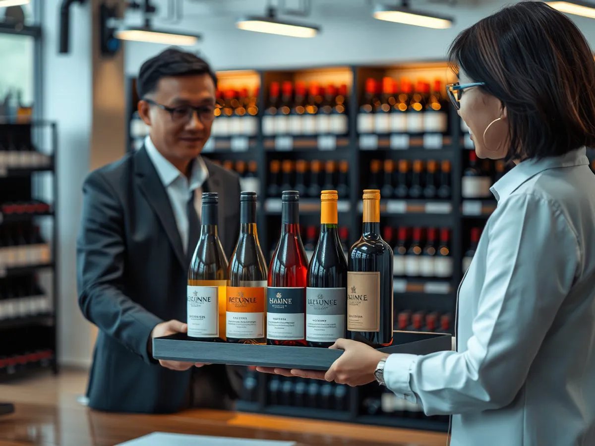 商务接待用酒搭配咨询场景